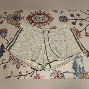 adidas Women's Heather Gray Cotton Shorts